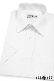 Klasyczna męska koszula z krótkim rękawem Biała