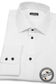 Biała koszula męska CLASSIC 100% bawełna