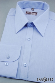 Klasyczna niebieska koszula męska 80% bawełna