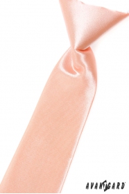 Krawat dla chłopca w kolorze łososia