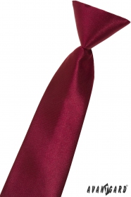 Krawat chłopięcy w kolorze bordowym