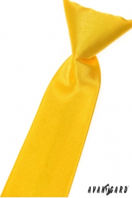 Żółty krawat chłopięcy
