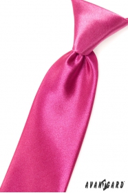 Krawat w kolorze fuksji dla chłopców