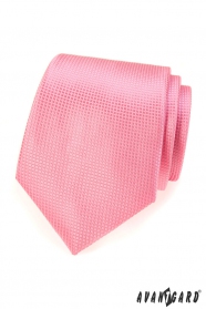 Różowy krawat dla mężczyzn