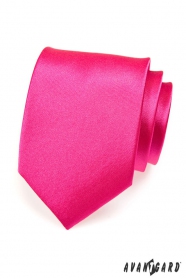 Męski różowy krawat w kolorze fuksji
