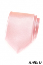 Różowy krawat męski