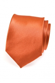 Ceglany pomarańczowy krawat