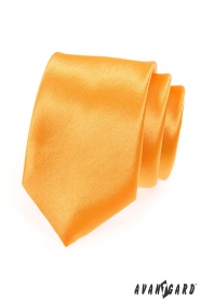 Elegancki męski złoty krawat