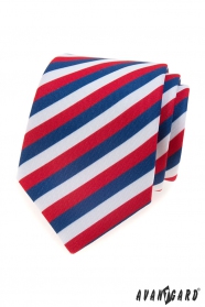 Krawat męski Tricolor Lux