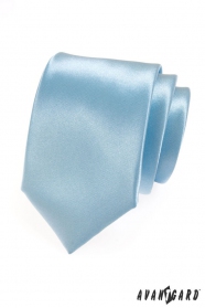 Lodowo-niebieski krawat