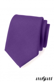 Fioletowy krawat męski Avantgard
