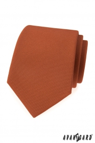 Cynamonowy brązowy krawat