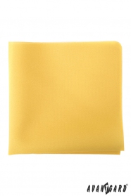 Żółta poszetka w musztardowym kolorze
