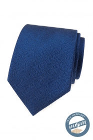 Elegancki niebieski jedwabny krawat