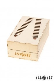 Drewniane pudełko na szelki