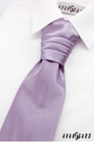 Jasnofioletowy angielski krawat dla chłopca