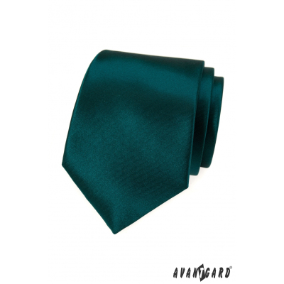 Szmaragdowo-zielony krawat