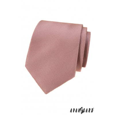 Ciemnoróżowy teksturowany krawat