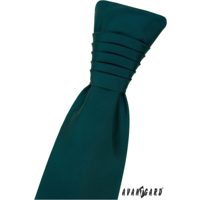 Szmaragdowo-zielony angielski krawat