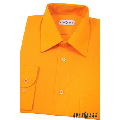 Koszula męska jasnopomarańczowa