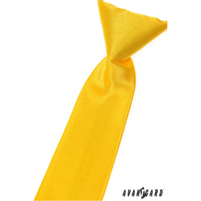Żółty krawat chłopięcy