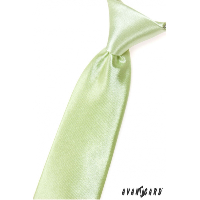 Krawat w kolorze limonkowej zieleni