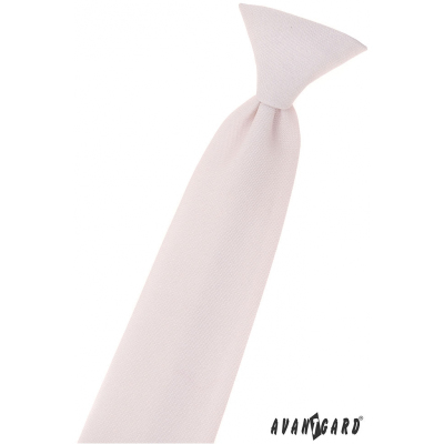 Krawat chłopięcy w różowym proszku