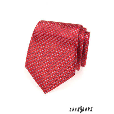Krawat w kolorze czerwonym Avantgard