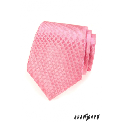 Różowy krawat dla mężczyzn