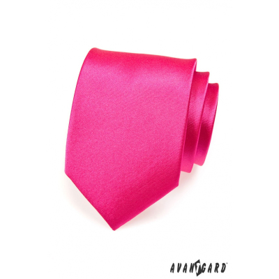Męski różowy krawat w kolorze fuksji