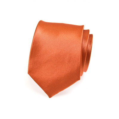 Ceglany pomarańczowy krawat