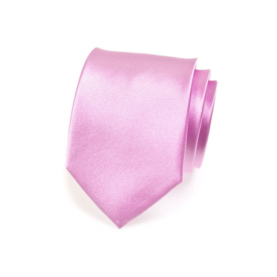 Błyszczący liliowy krawat