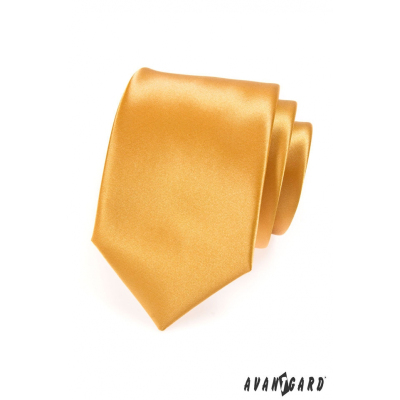 Krawat męski LUX - złoty