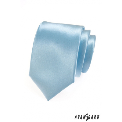 Lodowo-niebieski krawat
