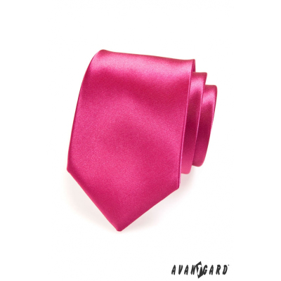 Krawat męski w kolorze fuksji