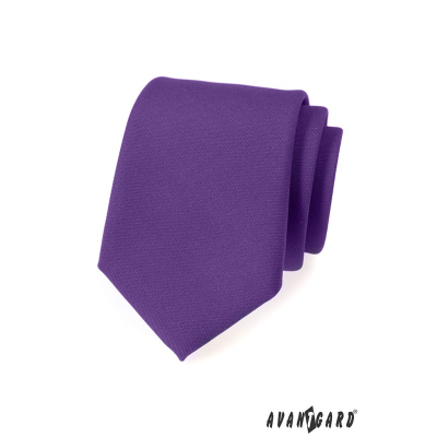 Fioletowy krawat męski Avantgard