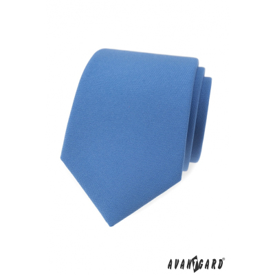 Jasnoniebieski, matowy krawat