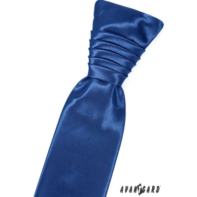 Krawat ślubny w niebieskim kolorze