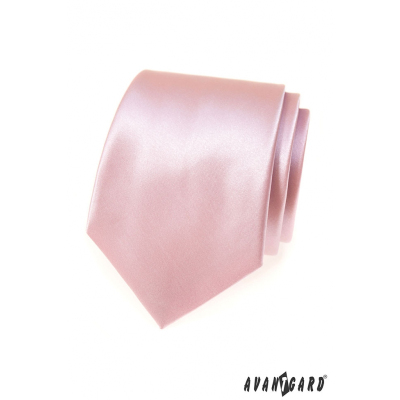 Krawat męski różowy / pudrowy