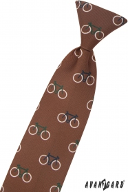 Krawat dziecięcy, rower 44 cm