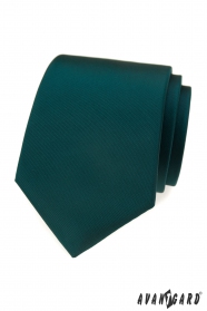 Szmaragdowo zielony krawat męski