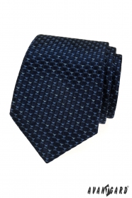 Krawat w niebieski wzór