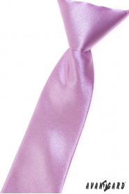 Krawat dla chłopca w kolorze liliowym