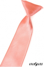 Krawat chłopięcy w kolorze łososia
