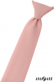 Pudrowy róż krawat dla chłopca