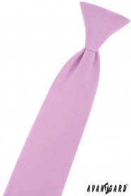 Krawat chłopięcy w kolorze liliowym