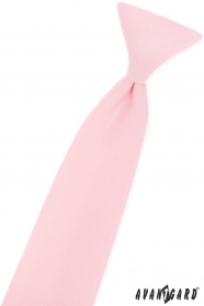 Krawat chłopięcy w kolorze łososiowego różu