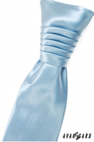 Krawat ślubny jasnoniebieski