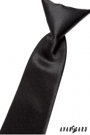 Czarny krawat dla chłopca