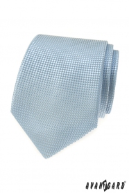 Jasnoniebieski krawat Avantgard ze strukturą